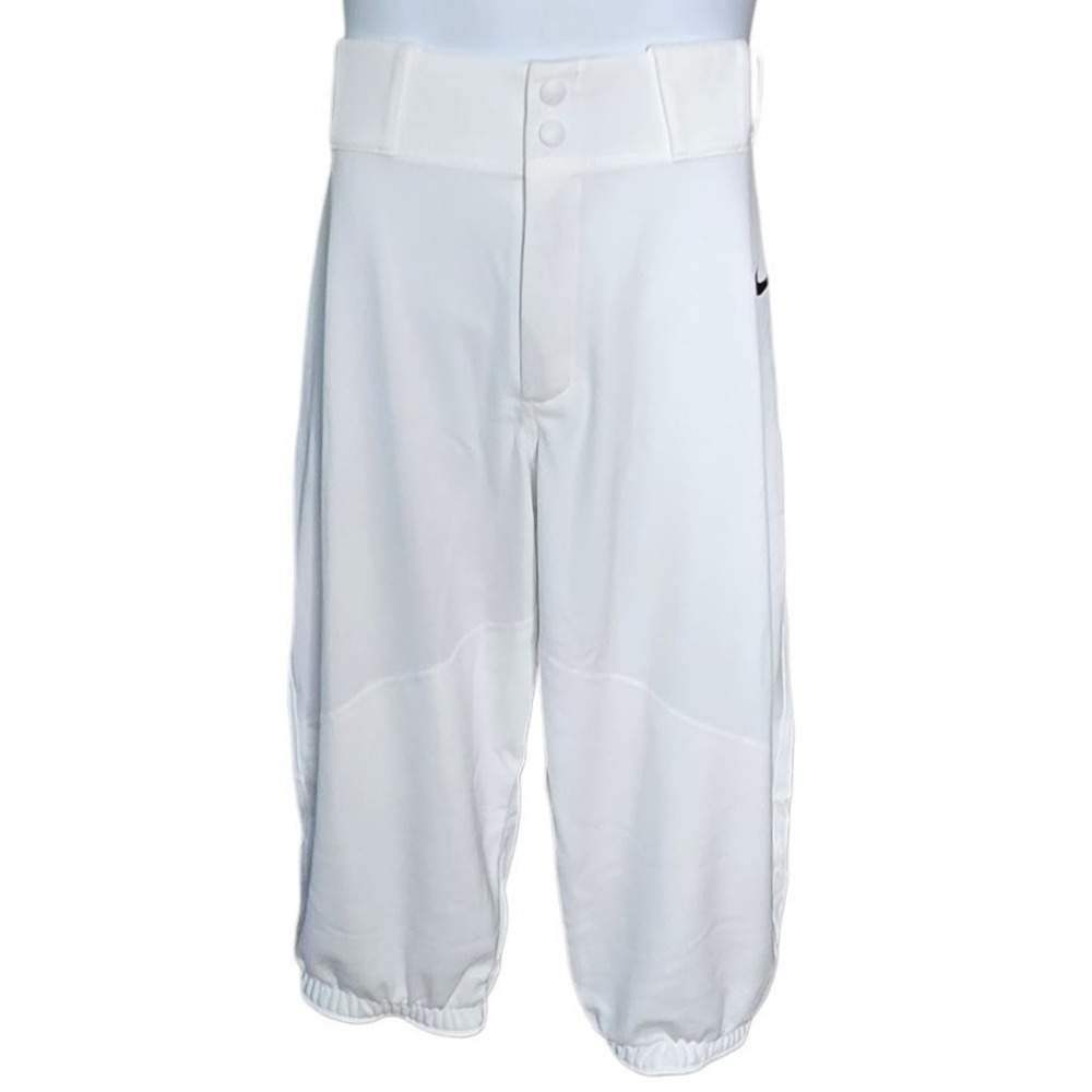 Nike Mens Baseball Knicker Pants Size Large Vapor Pro NWT White‎ Athletic Sports